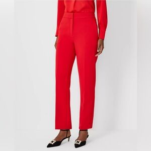 women’s ankle-length straight slacks • ann taylor